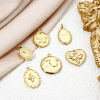 Picture of Eco-friendly Vacuum Plating 304 Stainless Steel Insect Charms 18K Real Gold Plated Cross Butterfly