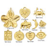 Picture of Eco-friendly Vacuum Plating 304 Stainless Steel Flora Collection Charms Gold Plated Flower Bee