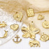 Picture of Eco-friendly Vacuum Plating 304 Stainless Steel Flora Collection Charms Gold Plated Flower Bee