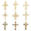 Picture of Eco-friendly Brass Religious Pendants 18K Real Gold Plated Cross
