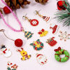 Imagen de 20 Unidades Zamak Navidad Colgantes Chapado en Oro Multicolor Esmalte