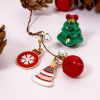Imagen de 20 Unidades Zamak Navidad Colgantes Chapado en Oro Multicolor Esmalte