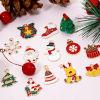 Imagen de 20 Unidades Zamak Navidad Colgantes Chapado en Oro Multicolor Esmalte