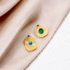 Bild von Vakuumbeschichtung 304 Edelstahl Charms Geometrie 18K Vergoldet