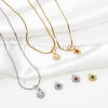 Picture of Eco-friendly Brass Mini Charm Tiny Charm Real Gold Plated Daisy Flower 9mm x 8mm
