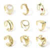 Picture of Eco-friendly Ins Style Stylish 18K Real Gold Plated Brass Open Rings For Women