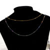 Picture of 304 Stainless Steel Link Chain Necklace For DIY Jewelry Making With Lobster Claw Clasp And Extender Chain 40cm(15.7") long