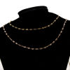 Picture of 304 Stainless Steel Lips Chain Necklace For DIY Jewelry Making With Lobster Claw Clasp And Extender Chain 40cm(15.7") long, Chain Size: 2.5mm
