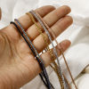Imagen de 1 Unidad 304 Acero Inoxidable Cadena Paniculatal de Gypsophila Collares Con Broche de Langosta y Extensor Cadena 40cm longitud, Cadena: 2.5mm