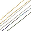 Imagen de 1 Unidad 304 Acero Inoxidable Cadena Serpiente Collares Con Broche de Langosta Cadena: 1.3mm