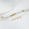 Picture of Eco-friendly Brass Spacer Beads For DIY Bracelet Jewelry Making Findings Multicolor Flat Round