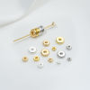 Picture of Eco-friendly Brass Spacer Beads For DIY Bracelet Jewelry Making Findings Multicolor Flat Round
