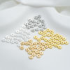 Picture of Eco-friendly Brass Spacer Beads For DIY Bracelet Jewelry Making Findings Multicolor Flat Round
