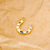 Picture of Eco-friendly Brass West Cowboy Charms 18K Real Gold Plated Luck Horseshoe