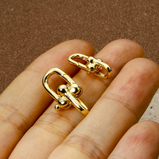 Picture of Eco-friendly Brass Lobster Clasp Findings Oval