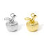 Imagen de 2 Unidades Respetuoso del Medio Ambiente Latón Navidad Colgantes Manzana Oro Real Chapado Fruta 3D 16mm x 13mm