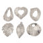 Image de 2 Pcs Pendentifs en 304 Acier Inoxydable Géométrique Argent Mat Rayées