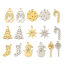 Imagen de 3 Unidades 304 Acero Inoxidable Navidad Colgantes Hueco