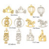 Bild von 304 Edelstahl Märchen Kollektion Charms Heissluftballon Holzpferd Hohl