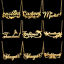 Imagen de 1 Unidad 304 Acero Inoxidable Collar con Nombre Personalizado Colgante con Letra Personalizada Chapado en Oro 45cm longitud