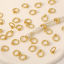 Picture of Eco-friendly Brass Bead Tip End Caps With Hole For Threading Necklace Bracelet Jewelry Making Round Multicolor 7.2mm