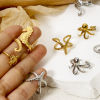 Picture of Eco-friendly Vacuum Plating 304 Stainless Steel Ocean Jewelry Open Adjustable Rings Multicolor Seahorse Animal Tortoise