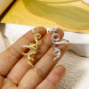 Picture of Brass Pendants Multicolor Snake Animal 3D 3.9cm x 1.7cm