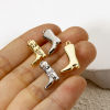 Picture of Brass West Cowboy Charms Multicolor Boots Clear Cubic Zirconia