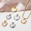 Image de 2 Pcs Pendentif Breloque La Saint Valentin Cœur Multicolore