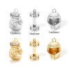 Picture of Eco-friendly Brass Fitness Charms Real Gold Plated Dumbbell 3D