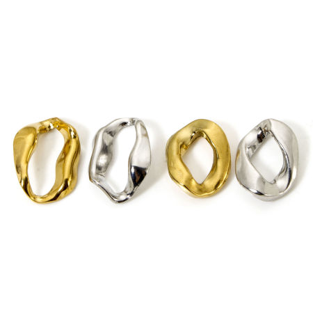 304 Edelstahl Steckverbinder Charms Anhänger Geometrie