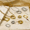 Picture of 304 Stainless Steel Connectors Charms Pendants Geometric