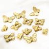 Immagine di 5 Pz Placcatura Sottovuoto Ecologica 304 Acciaio Inossidabile Insetto Perline per la Creazione di Gioielli con Fai-da-te 18K Vero Oro Placcato Farfalla