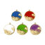 Imagen de 1 Unidad Recubrimiento al Vacío PVD Ecológico 304 Acero Inoxidable Colección Flora Colgantes Ronda 14K Oro Real Chapado Multicolor Hoja Esmalte 21mm x 18.5mm