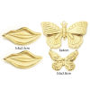 Picture of Eco-friendly PVD Vacuum Plating 304 Stainless Steel Insect Connectors Charms Pendants 18K Real Gold Plated Butterfly Animal