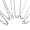 Picture of Silver Tone 304 Stainless Steel Link Chain With Spring Ring Clasp Necklace