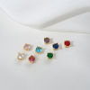 Picture of Eco-friendly Brass Beads For DIY Jewelry Making 14K Real Gold Plated Square About 4.8mm x 4mm