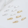 Picture of Eco-friendly Brass Ocean Jewelry Beads For DIY Jewelry Making Real Gold Plated Fish Animal Clear Cubic Zirconia About 15.8mm x 4.2mm, Hole: Approx 4mm