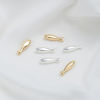 Picture of Eco-friendly Brass Ocean Jewelry Beads For DIY Jewelry Making Real Gold Plated Fish Animal Clear Cubic Zirconia About 15.8mm x 4.2mm, Hole: Approx 4mm