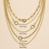 Picture of Eco-friendly PVD Vacuum Plating 18K Gold Plated 304 Stainless Steel Link Cable Chain With Spring Ring Clasp Necklace