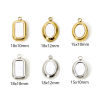 Picture of Eco-friendly PVD Vacuum Plating 304 Stainless Steel & Natural Shell Charms Multicolor Oval