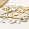 Picture of Exquisite Simple Silver Tone 304 Stainless Steel Hoop Earrings For Women