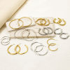 Picture of Exquisite Simple Silver Tone 304 Stainless Steel Hoop Earrings For Women