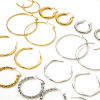 Picture of Exquisite Simple Silver Tone 304 Stainless Steel Hoop Earrings For Women