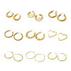 Picture of Eco-friendly PVD Vacuum Plating Exquisite Simple 18K Gold Plated 304 Stainless Steel Hoop Earrings For Women