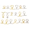 Picture of Brass Toggle Clasps Round Heart Multicolor