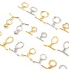 Picture of Brass Toggle Clasps Round Heart Multicolor