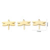 Picture of Eco-friendly PVD Vacuum Plating 304 Stainless Steel Insect Charms 14K Real Gold Plated Multicolor Butterfly Animal Enamel 15mm x 12mm