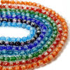 Bild von Muranoglas Perlen zur DIY-Schmuckherstellung Bunt Folie ca 10mm D., Loch:ca. 1.2mm