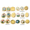 Picture of Eco-friendly PVD Vacuum Plating 304 Stainless Steel Oil Painting Style Charms 18K Real Gold Plated Multicolor Butterfly Animal Flower Enamel